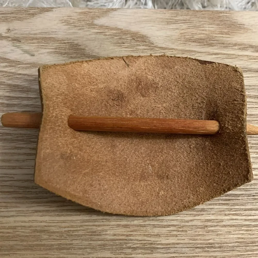 Leather Stick Barrettes Bundle Of Two‎